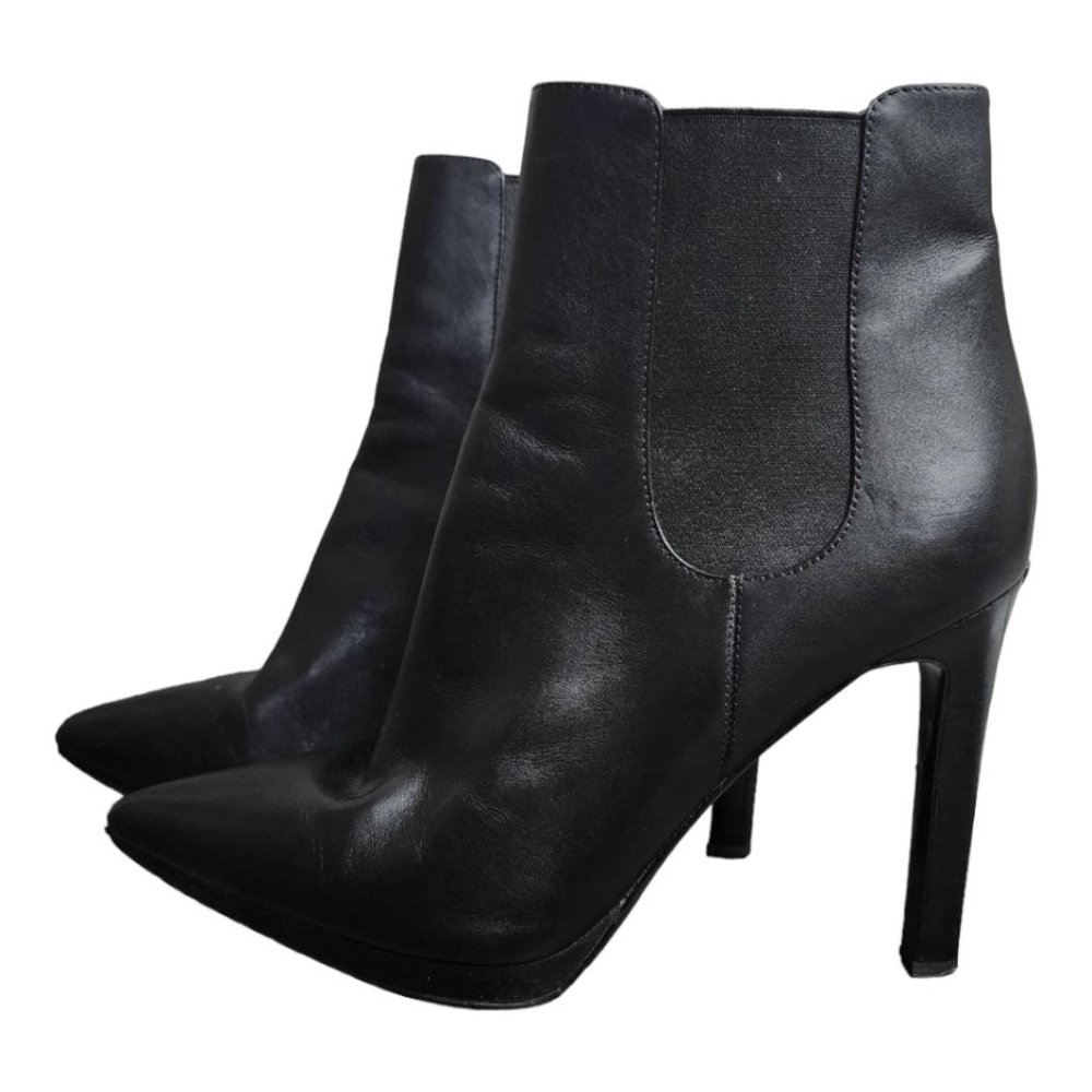 Pointed-Toe Stiletto Ankle Boots - Picture 4 of 9